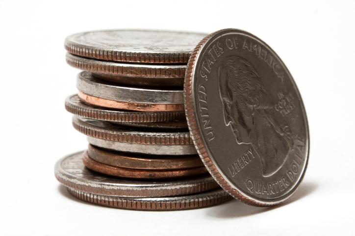 Dollars quarters coins.jpg